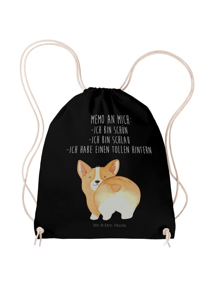 

Спортивная сумка Mr. & Mrs. Panda, черный