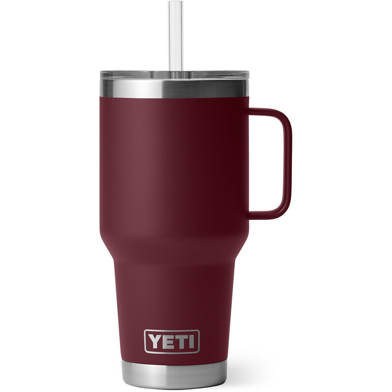 

Кружка Rambler на 35 унций с соломенной изоляцией Yeti Coolers, красный