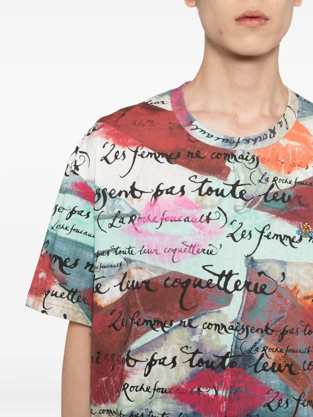 Футболка с принтом Vivienne Westwood, зеленый — фото 4
