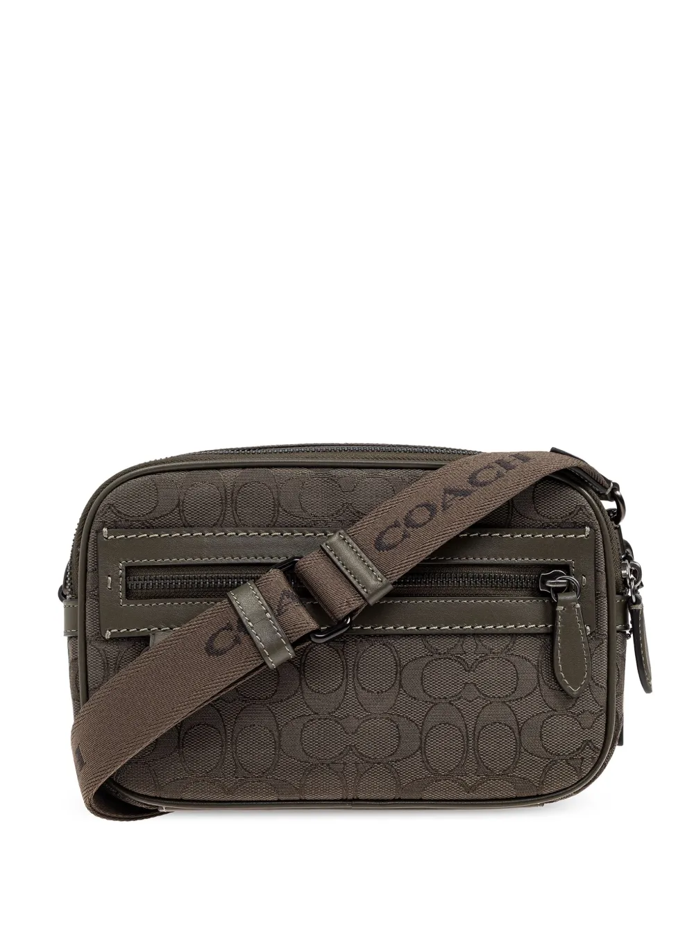 

Сумка-мессенджер с монограммой Coach, зеленый