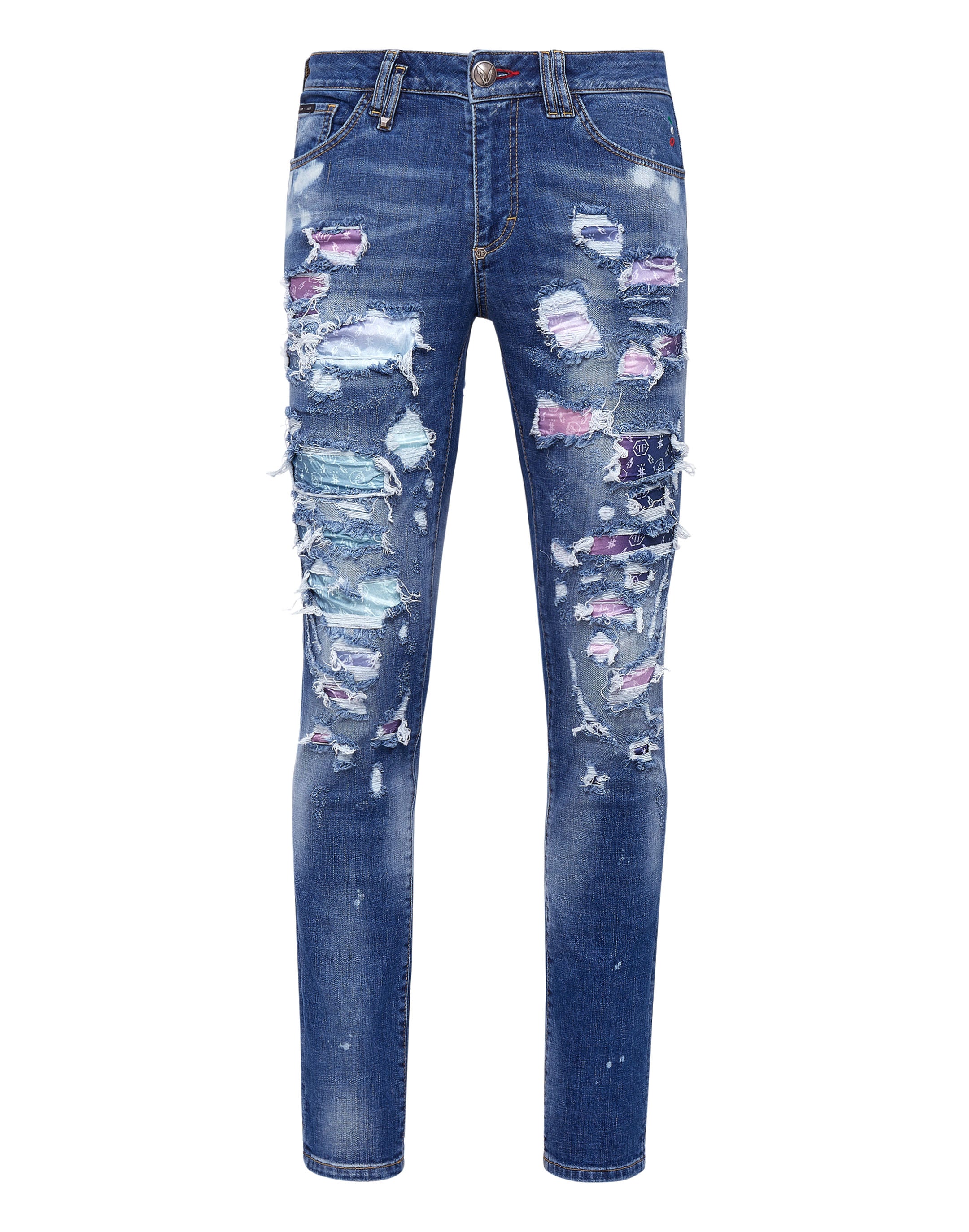 

Мужские джинсы PHILIPP PLEIN, цвет baroque blue
