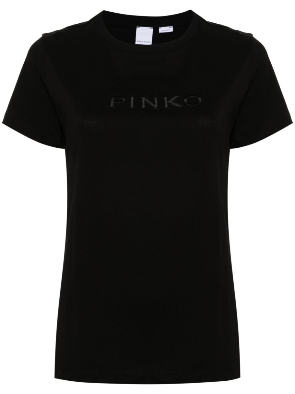 

PINKO футболка с нашивкой-логотипом, черный