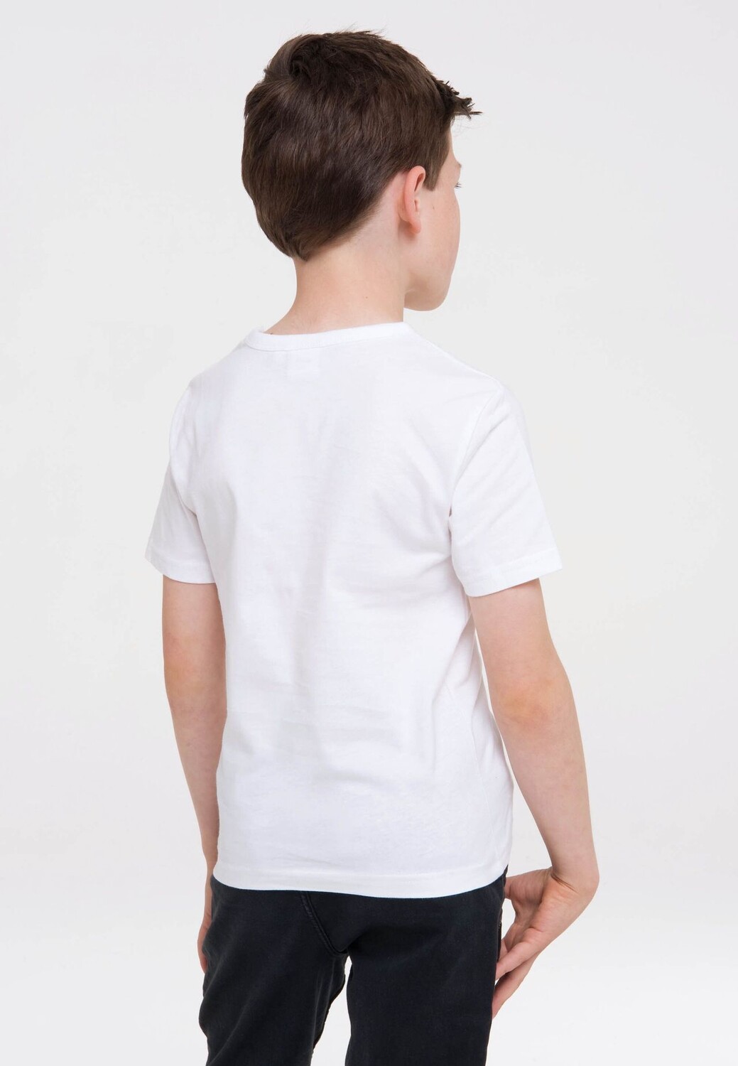 Футболка Organic Kids Disney — Дональд Дак — Лицо LOGOSHIRT, белый — фото 4