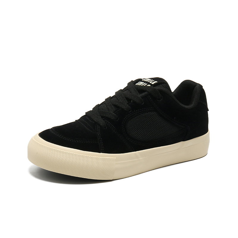 

Нескользящие, износостойкие, легкие, дышащие низкие мужские кроссовки для скейтбординга OBWA, Black