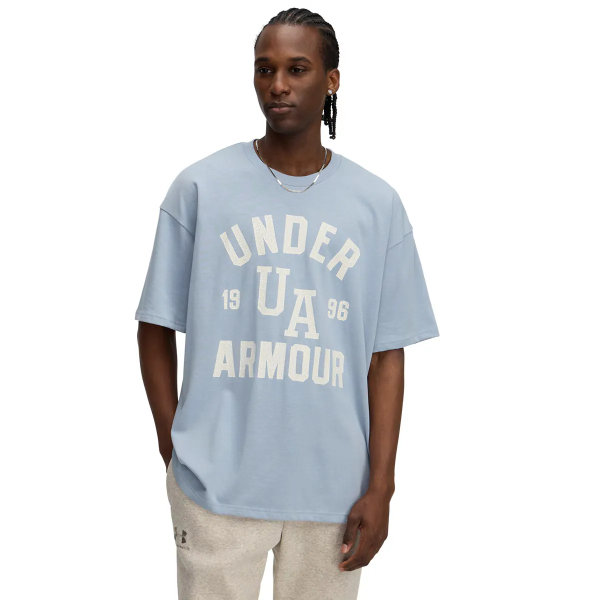 

Футболка мужская UA M HW Varsity OS SS Under Armour, синий