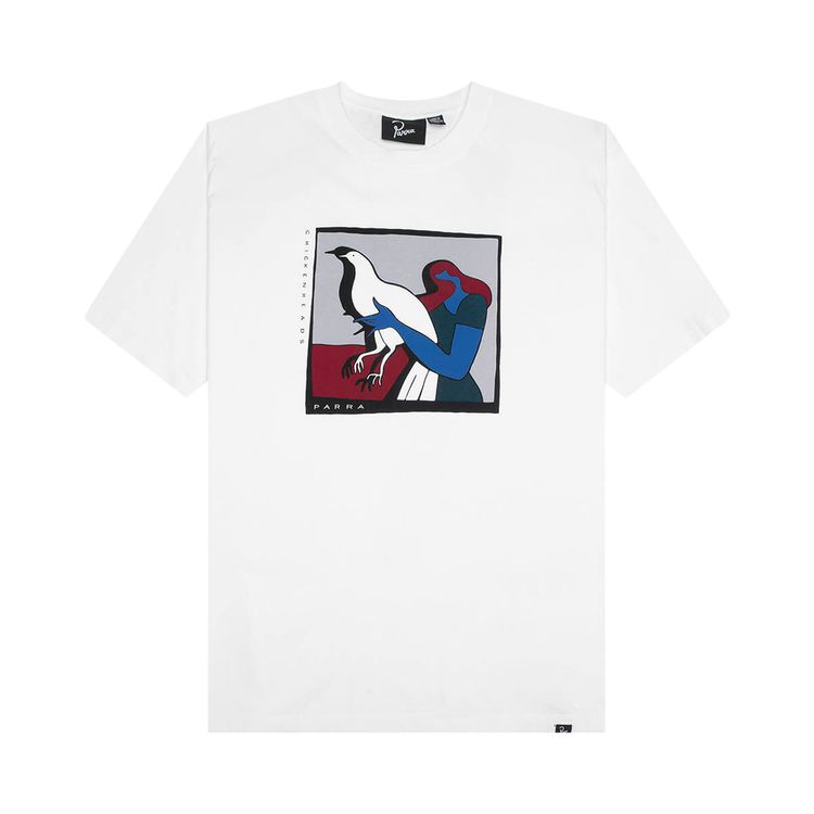 

Футболка Parra Look At It T-Shirt 'White', белый