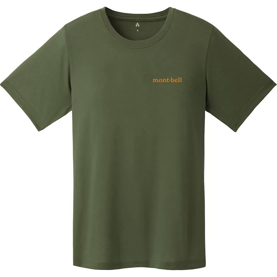 

Обычная футболка женская MONTBELL, хаки