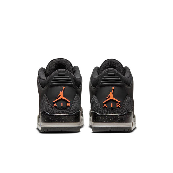 Кроссовки Air Jordan 3 Retro 'Fear Pack 2023', цвет night stadium/total orange-black — фото 4
