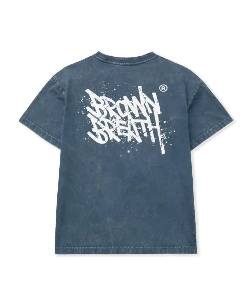 Детская футболка BROWNBREATH KIDS с карманом и принтом — фото 2