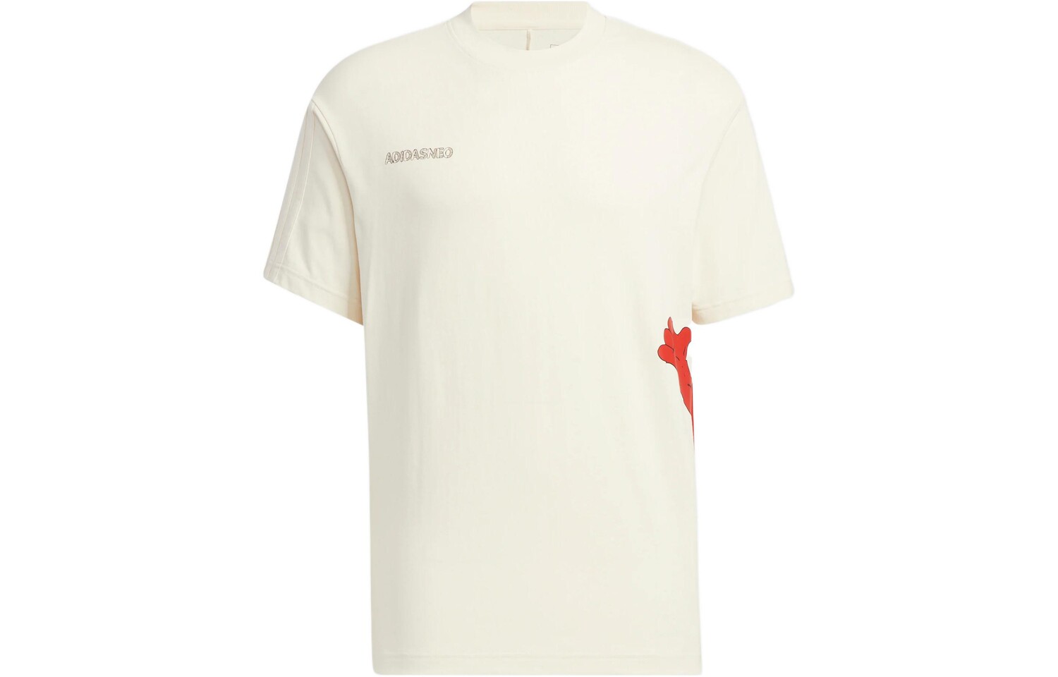 

Футболка унисекс Off White Adidas Neo, кремовый