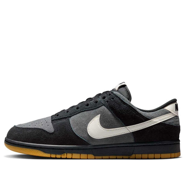 

Кроссовки dunk low retro se 'black anthracite gum' Nike, черный