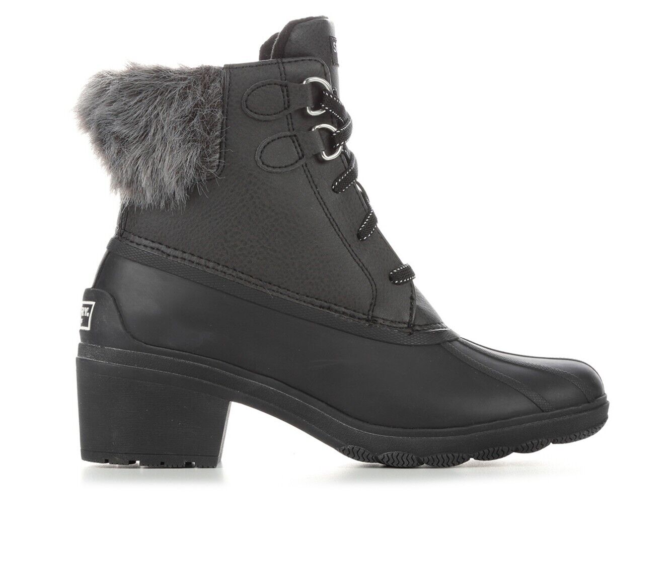Ботинки Sperry Syren STS86768-001 Женские 8 Черные Искусственный мех Щиколотка Блок каблук KHD684 — фото 2