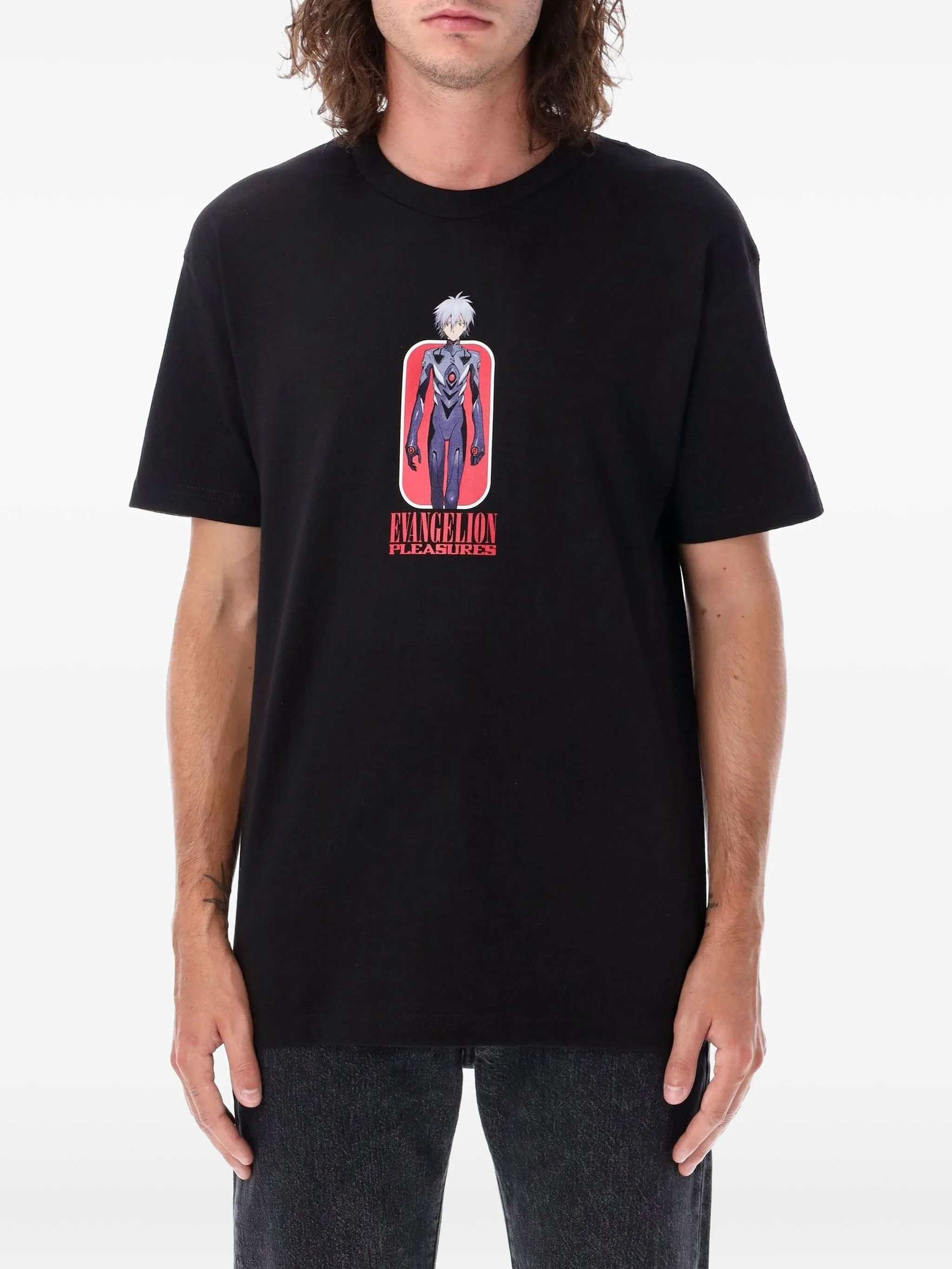 

Футболка с графичным принтом Pleasures, черный