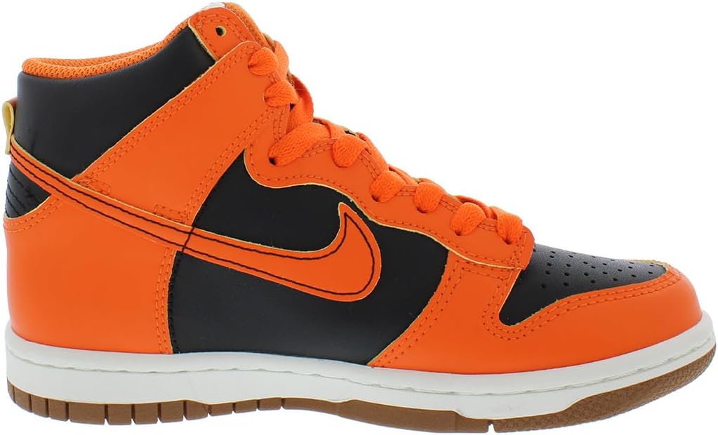 Детские кроссовки Nike Dunk High (Gs) унисекс, оранжевый — фото 2
