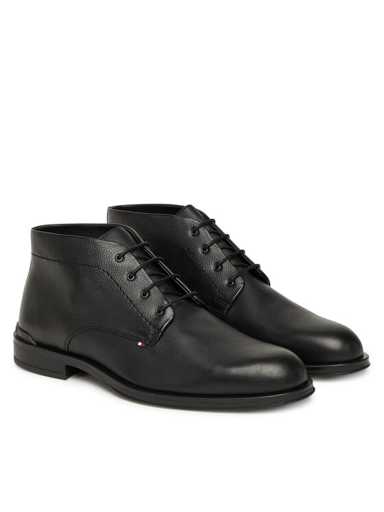 Туфли на шнуровке Corporate Hilfiger Lth Boot FM0FM05697 Tommy Hilfiger, черный — фото 2
