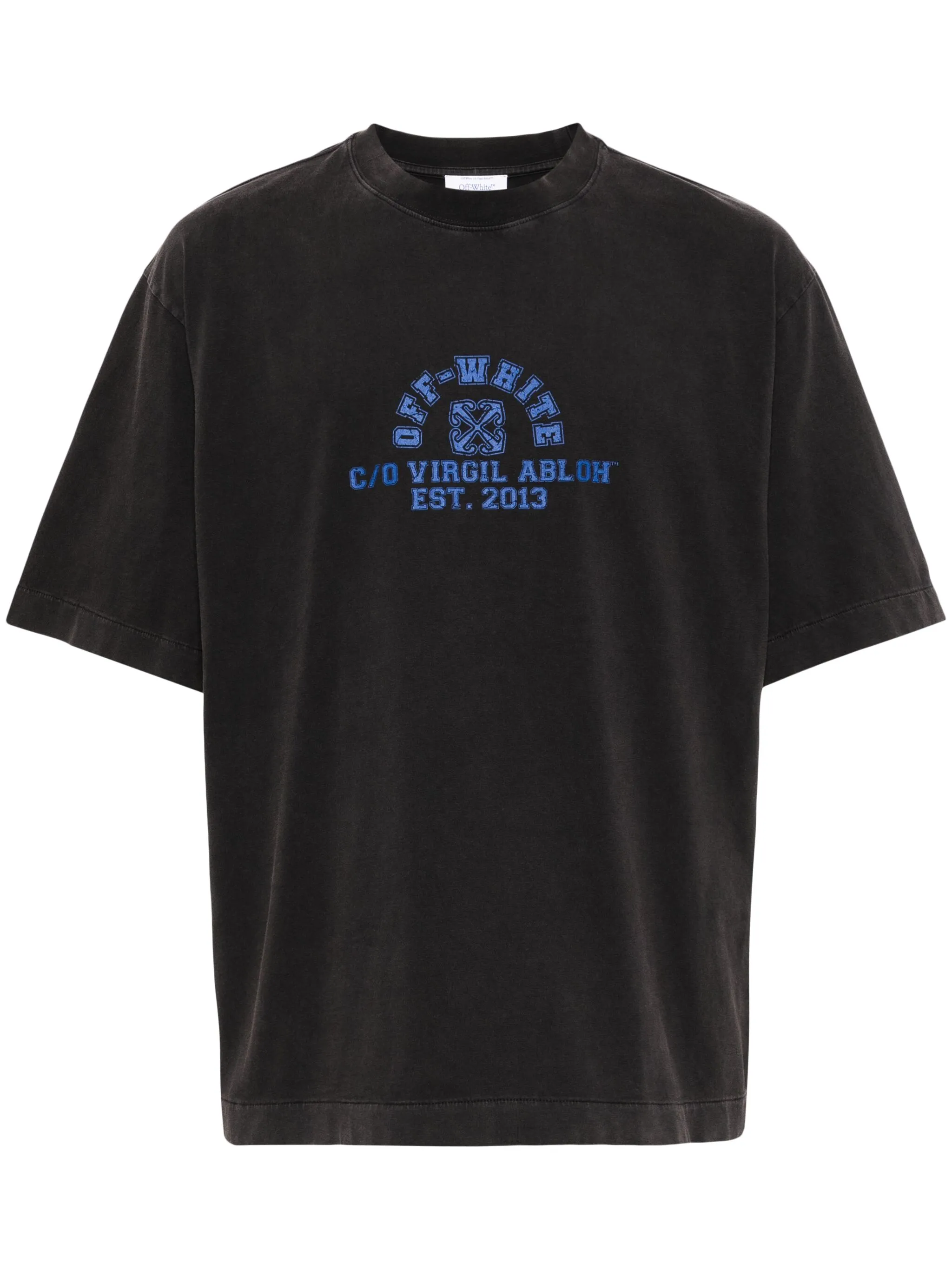 

Футболка с логотипом Off-White, серый