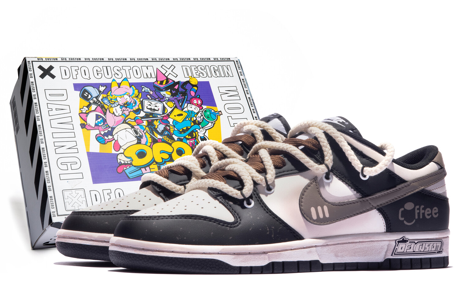 

Женские кроссовки для скейтбординга Nike Dunk Low, белый