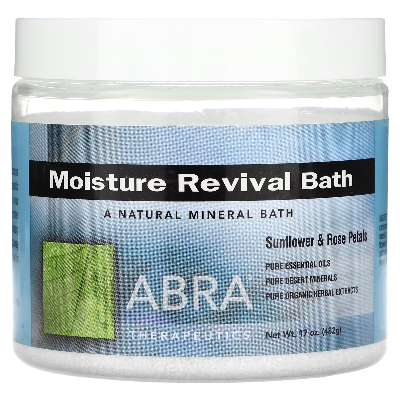 

Соль для ванны Abra Therapeutics Moisture Revival Bath Sunflower And Rose Petals, 482 г