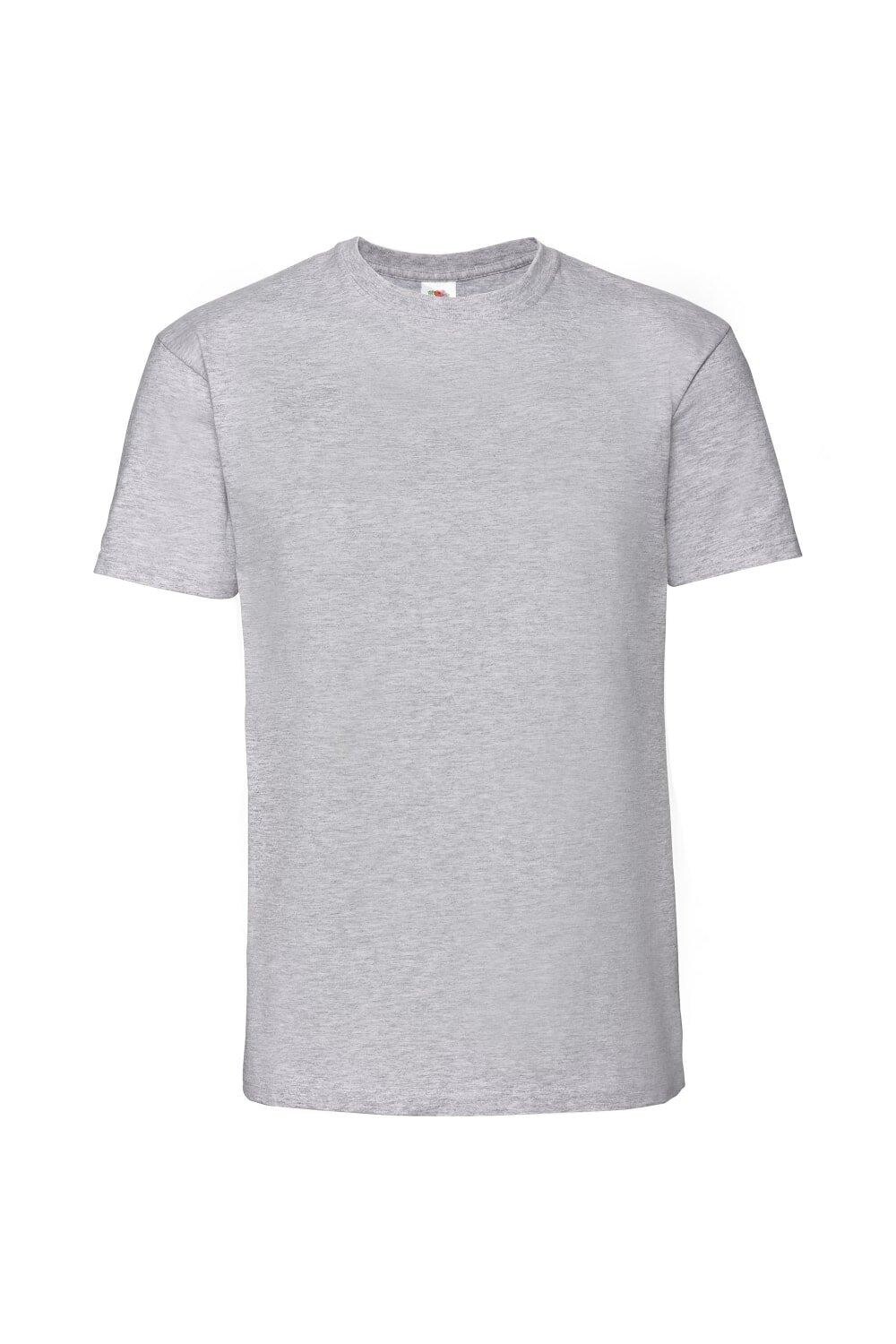 

Футболка Iconic 195 Ringspun Premium Fruit of the Loom, серый