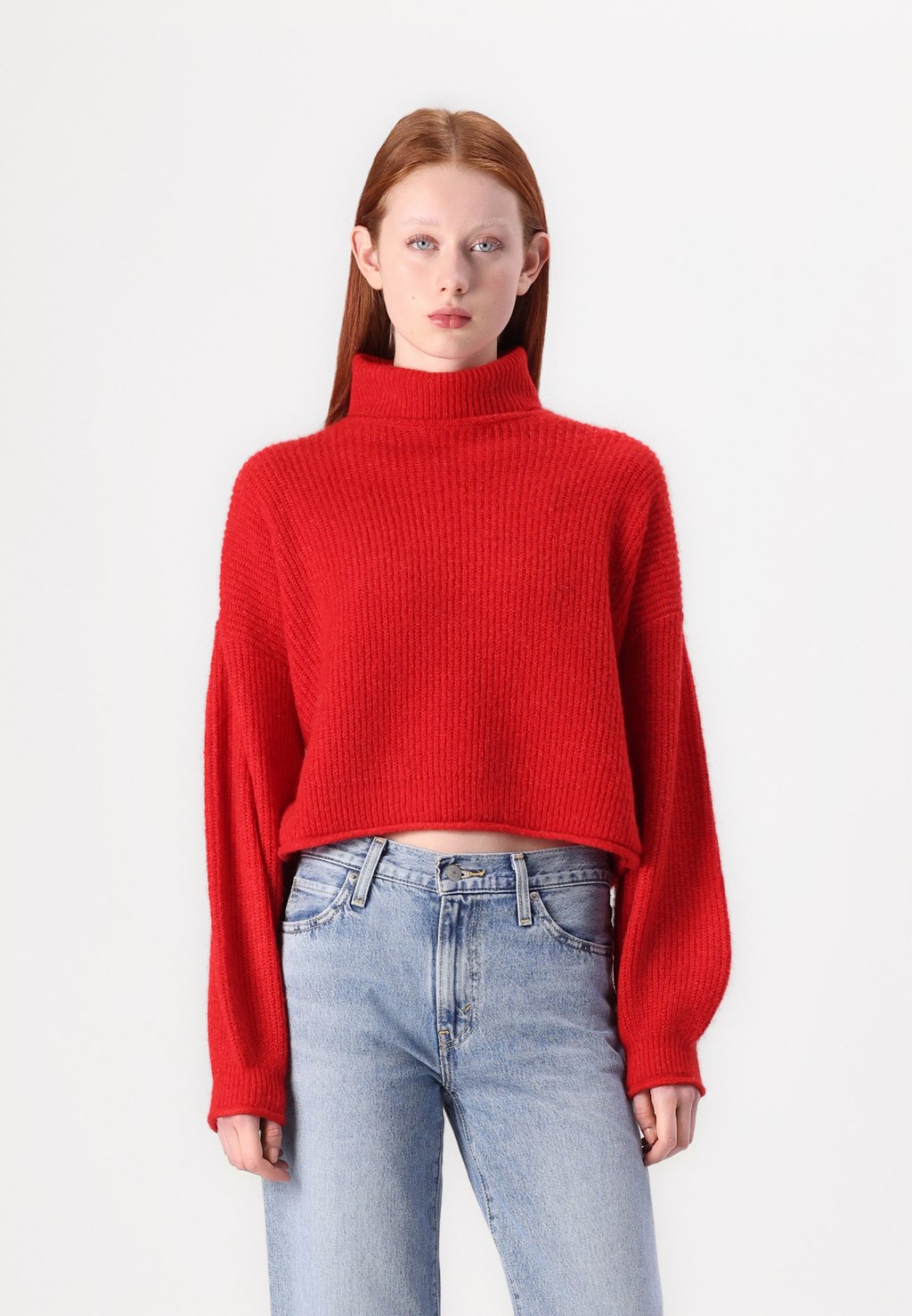 

Джемпер VMYVONNE ROLLNECK ROLLEDGE Vero Moda, красный