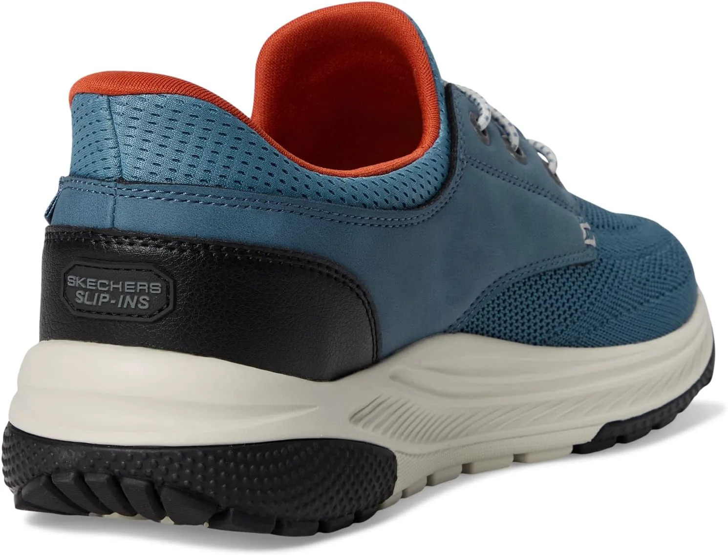 Мужские слипоны Skechers USA Meroe - Alden Bungee Lace Slip-Ins, синий — фото 3