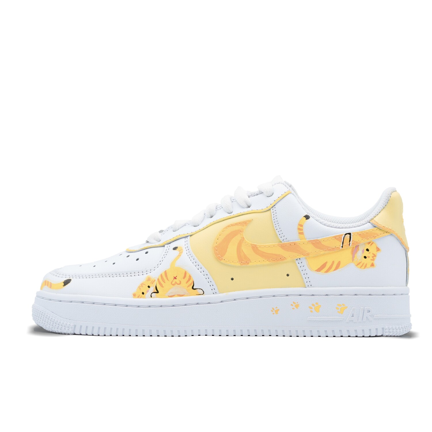 

Кроссовки Nike Air Force 1 Skateboarding Shoes Unisex Low-top Yellow, желтый
