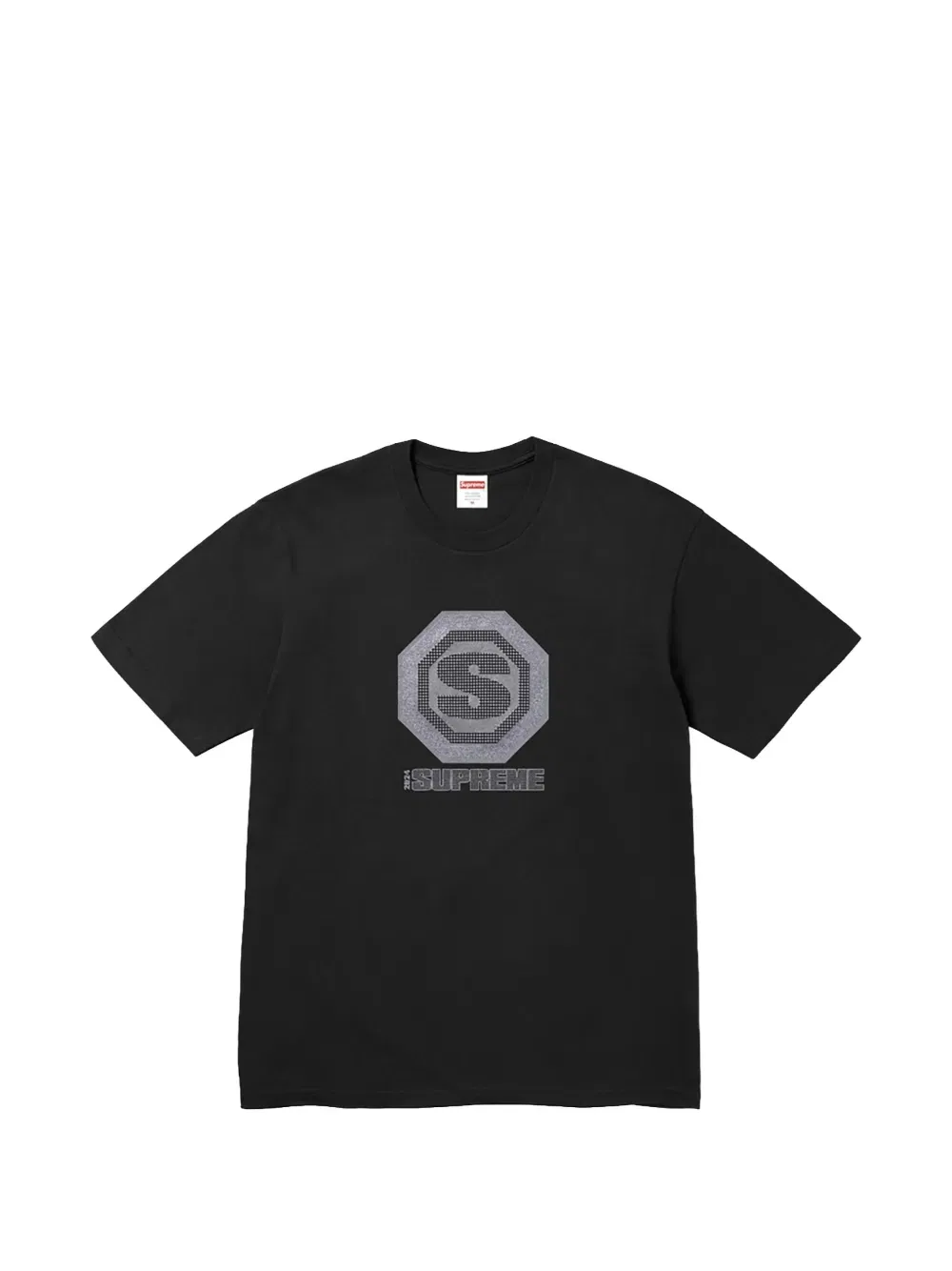 Футболка с графическим принтом Supreme, черный