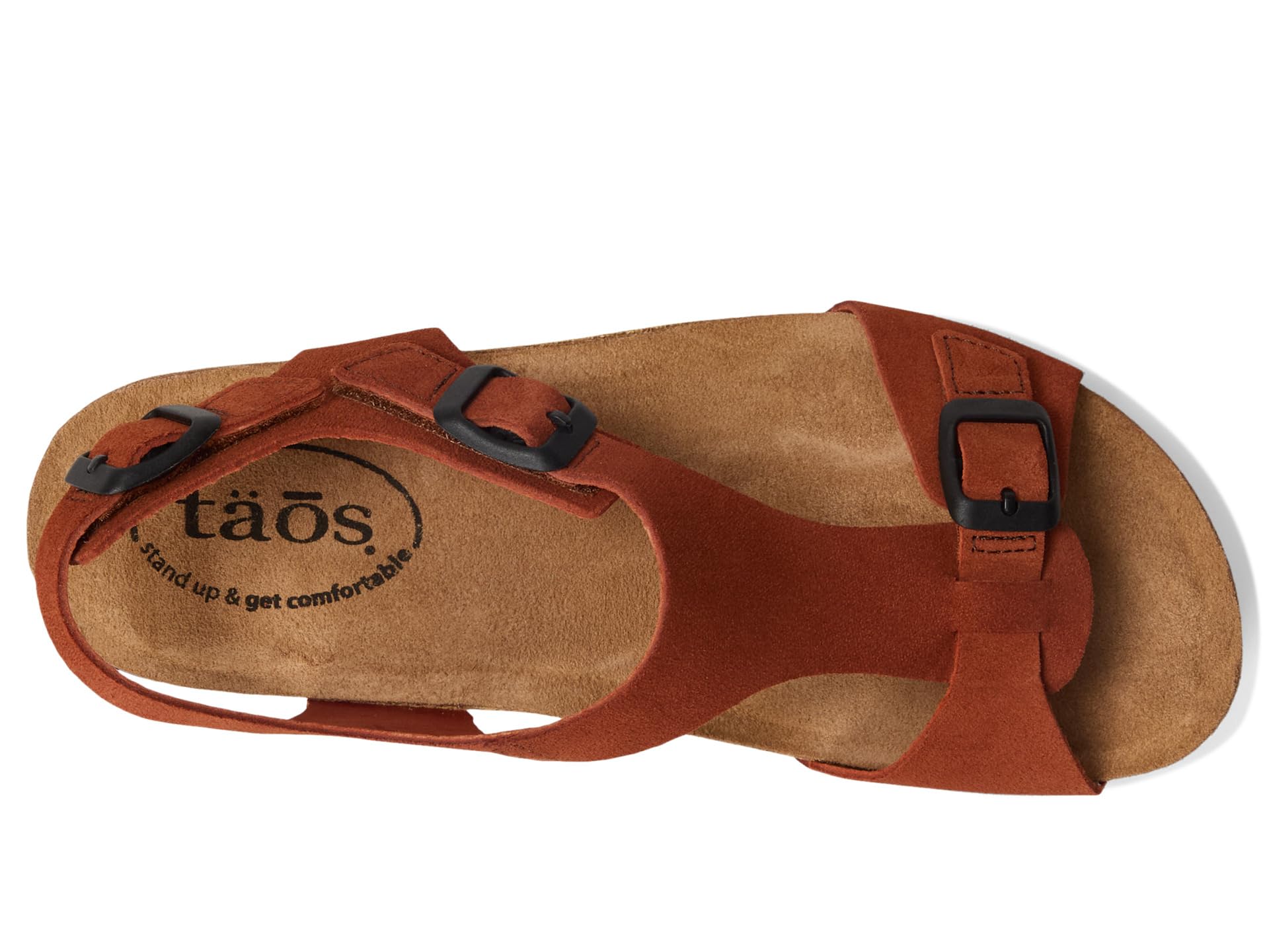 Сандалии Taos Footwear Mvp, Rust Suede — фото 2