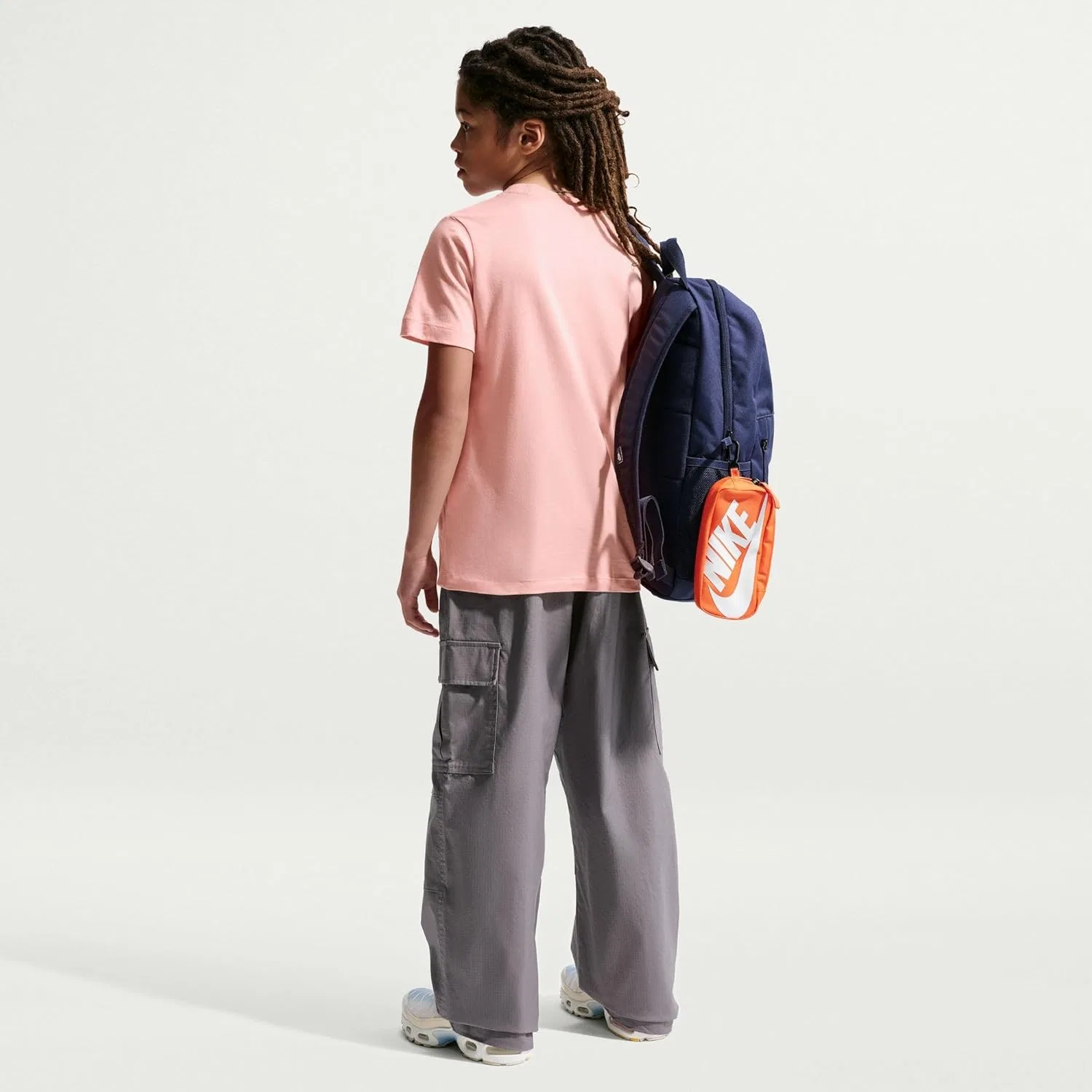 Футболка спортивная Nike, арктический оранжевый/белый — фото 2