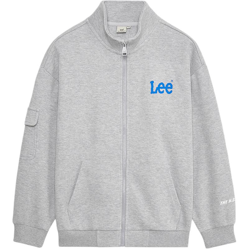 

Минималистичный стиль повседневная универсальная модная детская Lee, серый