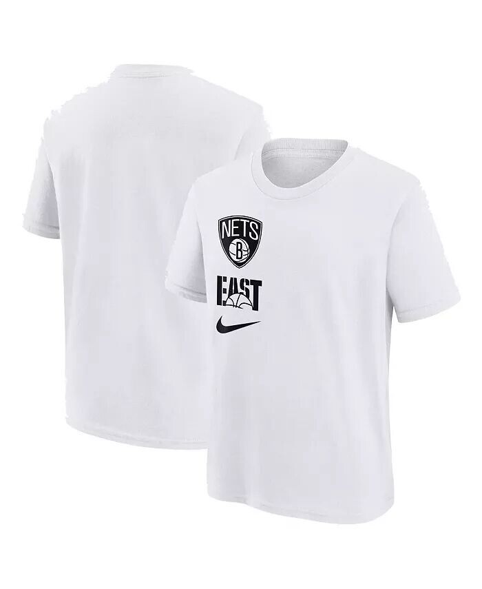 

Белая футболка Brooklyn Nets Vs Block Essential для мальчиков и девочек Nike, белый