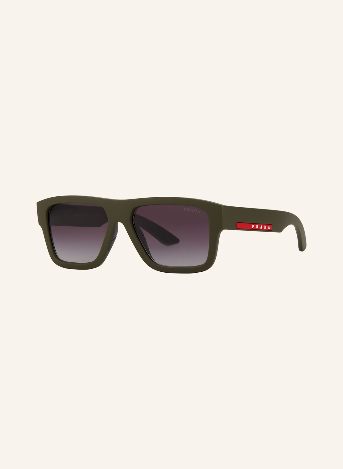 

Солнцезащитные очки ps 04zs Prada Linea Rossa, зеленый