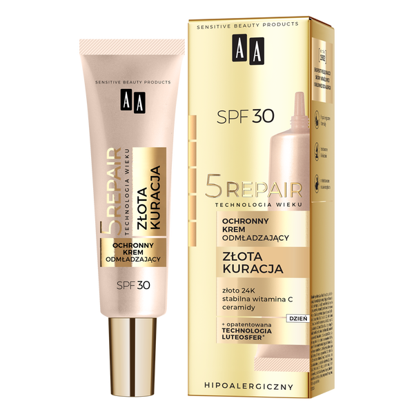 

Защитный омолаживающий крем для лица с spf30, 50 мл Aa Technologia wieku 5repair