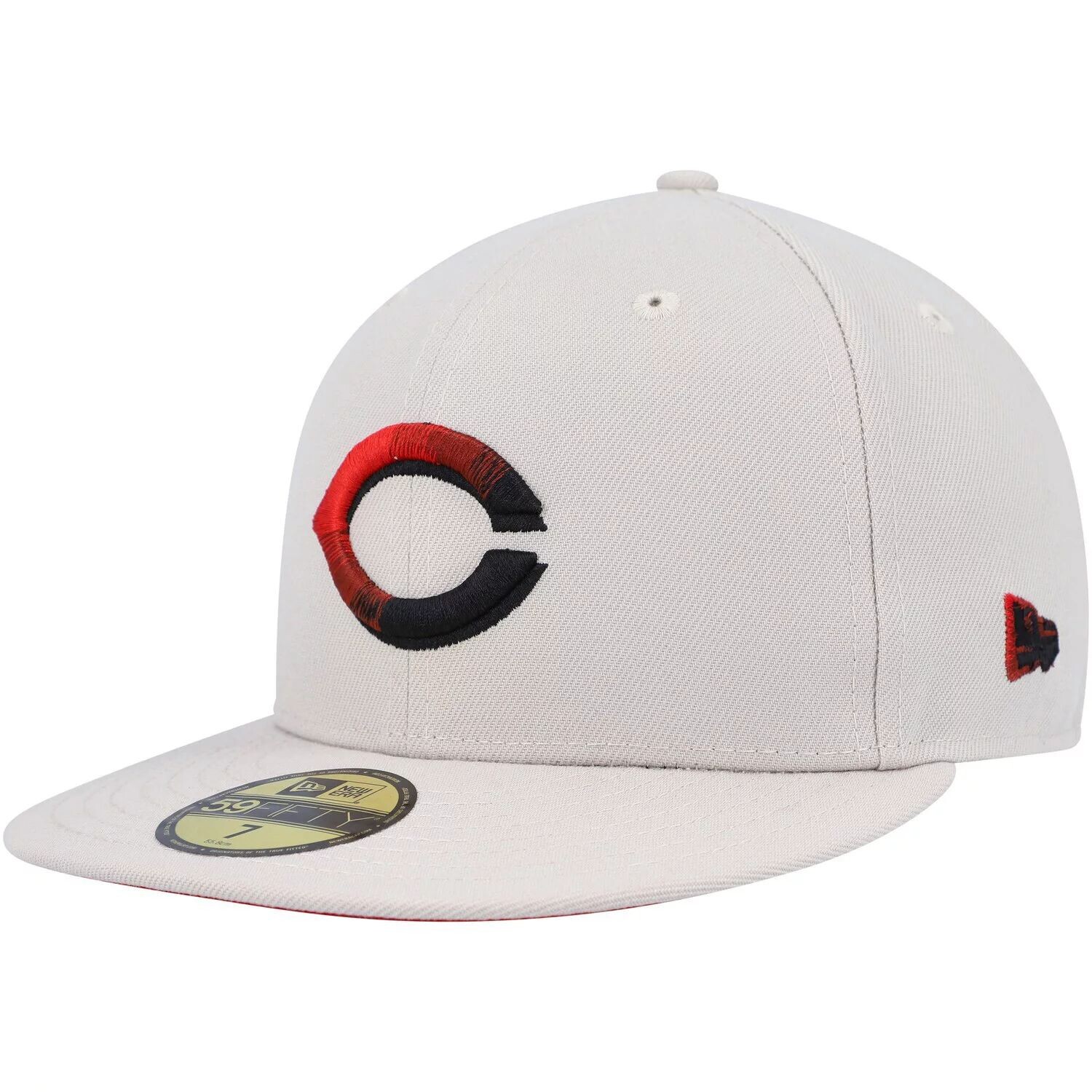 

Мужская облегающая шляпа New Era Khaki Cincinnati Reds Stone Dim 59FIFTY