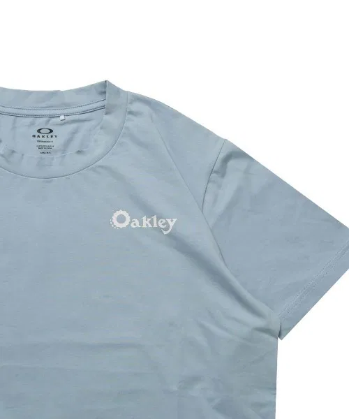 Детская футболка OAKLEY YTR NANOVEIL SS с принтом белая — фото 3