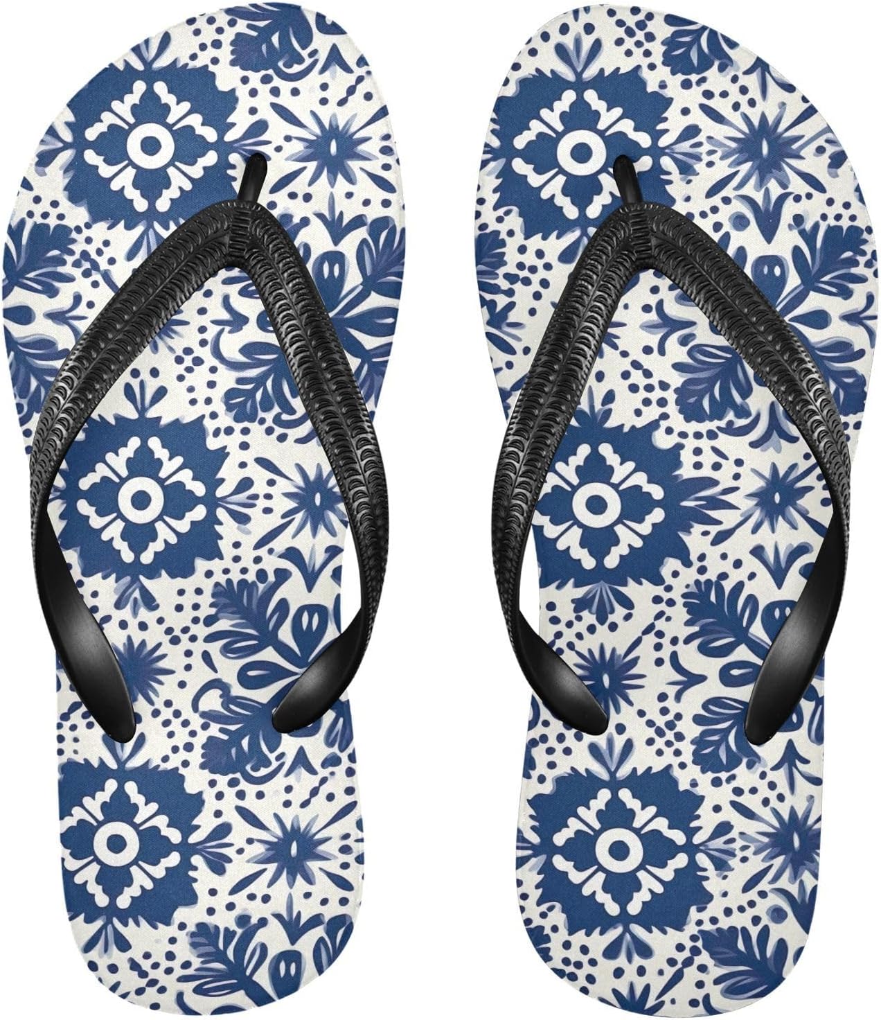 

Синие мексиканские шлепанцы Талаверас для пляжа, душа, резинескользящие летние тапочки для ходьбы, обувь для женщин и мужчин Sinestour