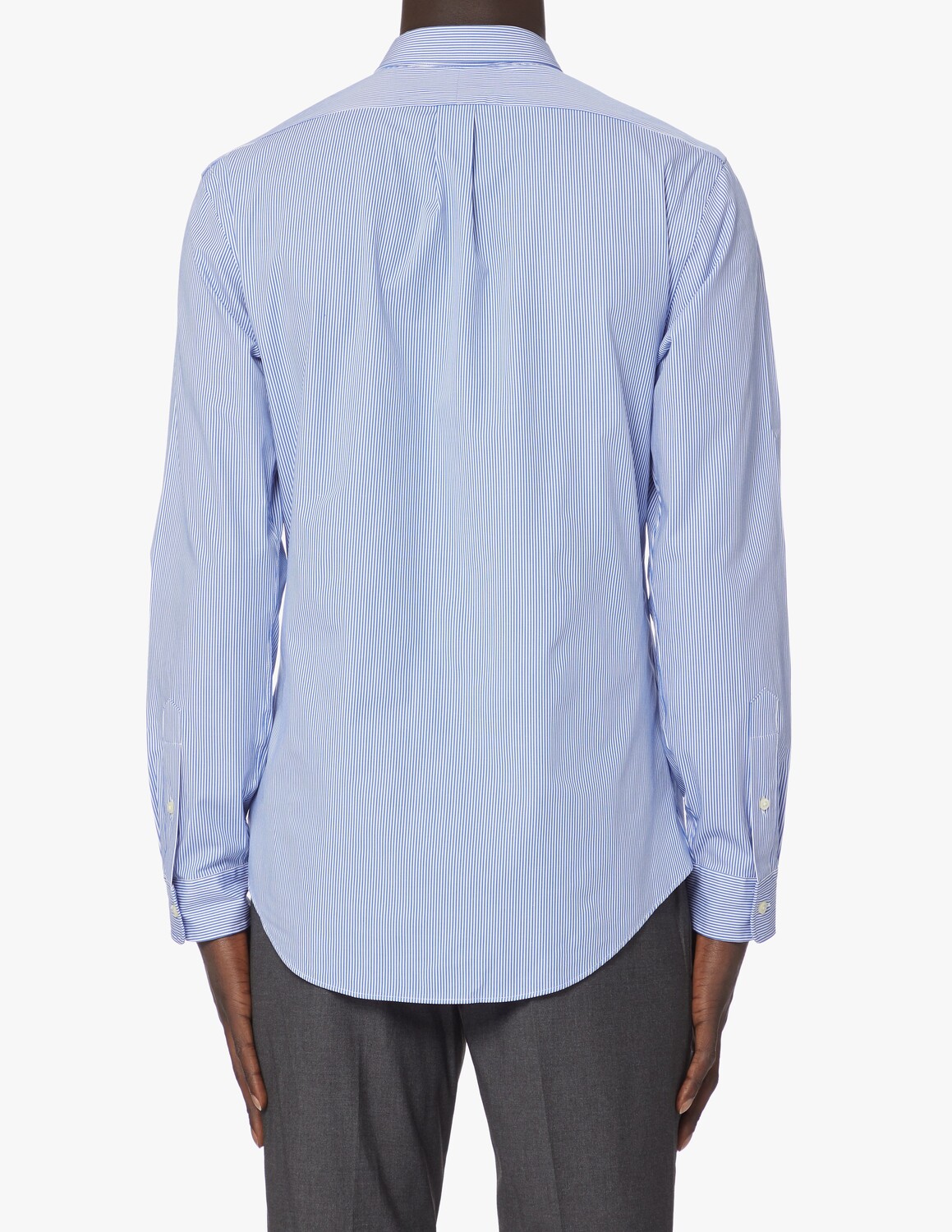 Спортивная рубашка из бистряка Ralph Lauren, цвет Blue/White Hairline Strip — фото 3