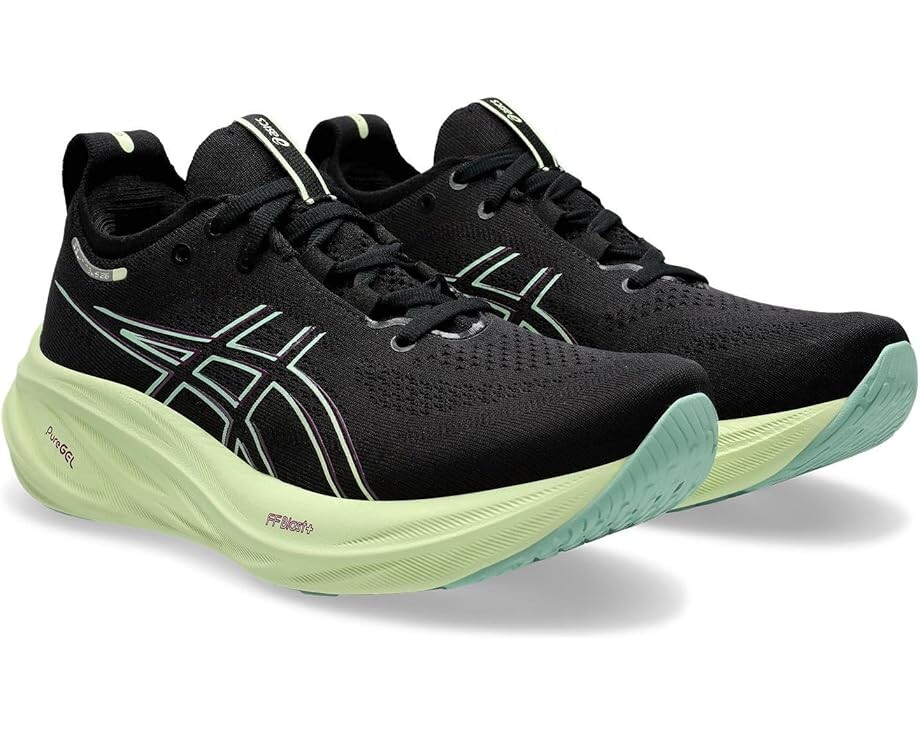 

Кроссовки ASICS GEL-Nimbus 26, цвет Black/Cool Matcha