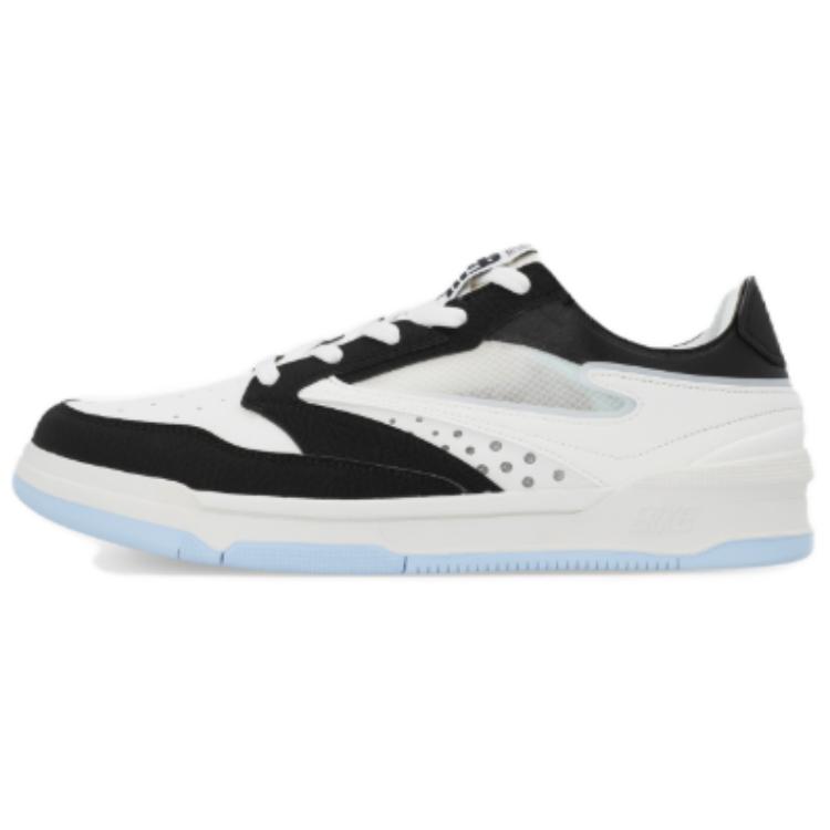 

Erke Амортизирующие износостойкие низкие скейтерские кроссовки мужские бело-черные Microcrystal White/Jet Black, цвет Microcrystal White/Jet Black