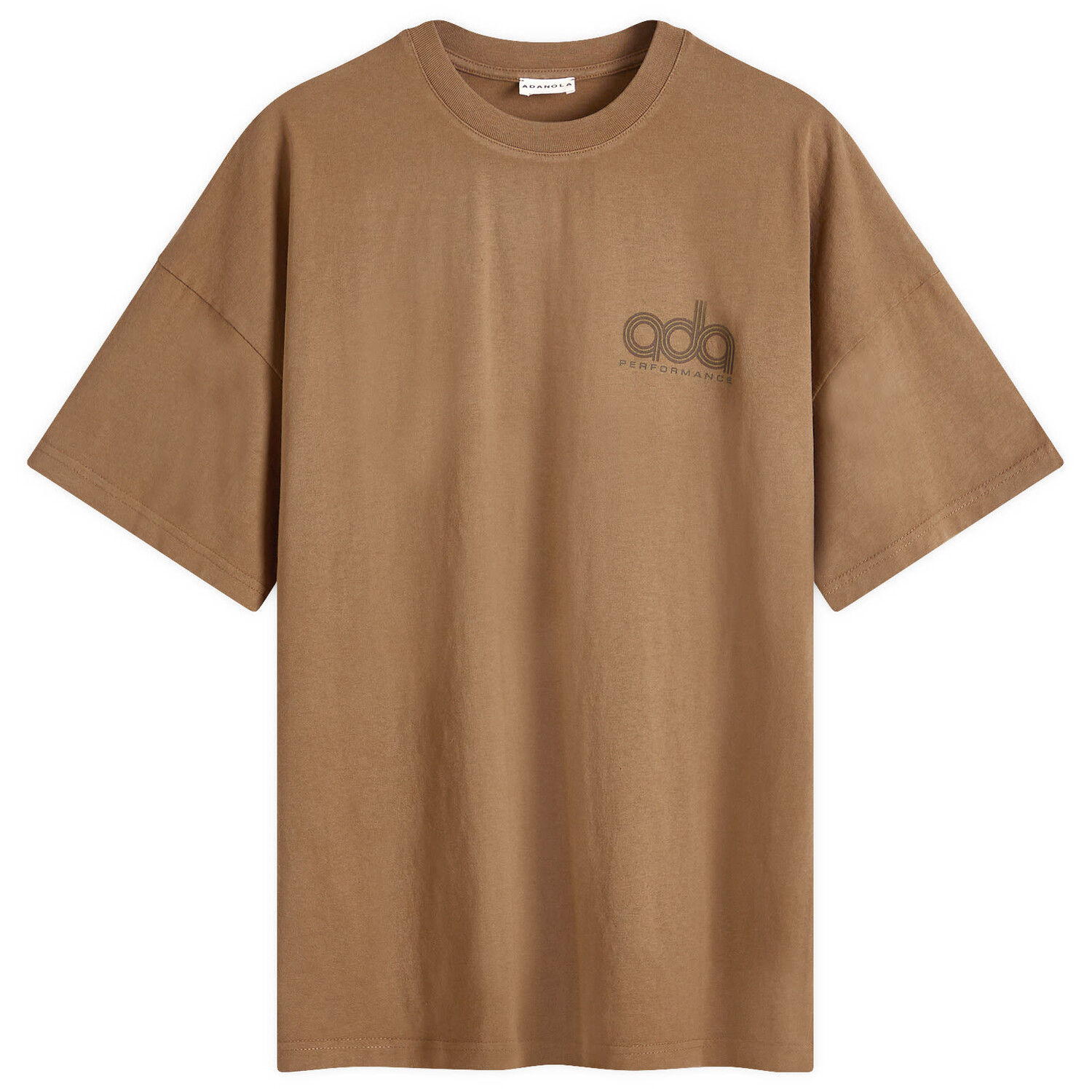 

Футболка Adanola Performance Washed Boxy T-Shirt, коричневый