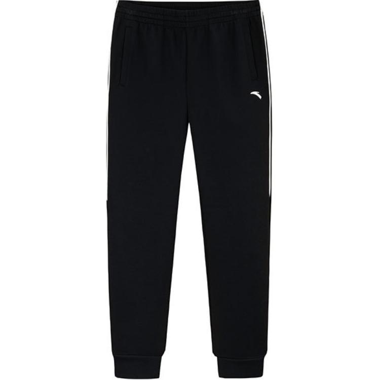 

Анта Вэрайети Тренировочная коллекция Повседневные брюки Мужские Базовые черные