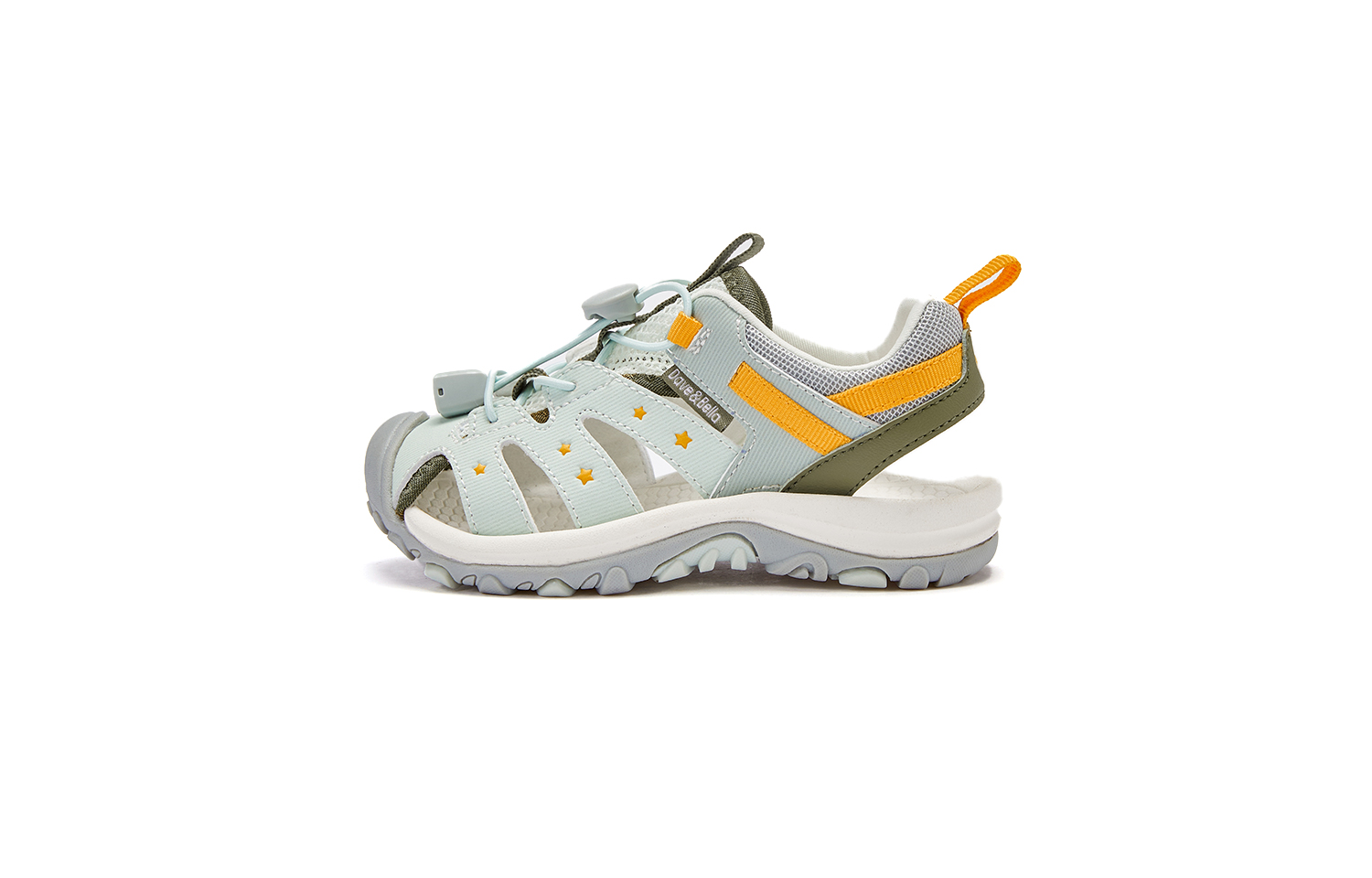 

Детские сандалии дошкольного возраста DAVE&BELLA, серый/зеленый