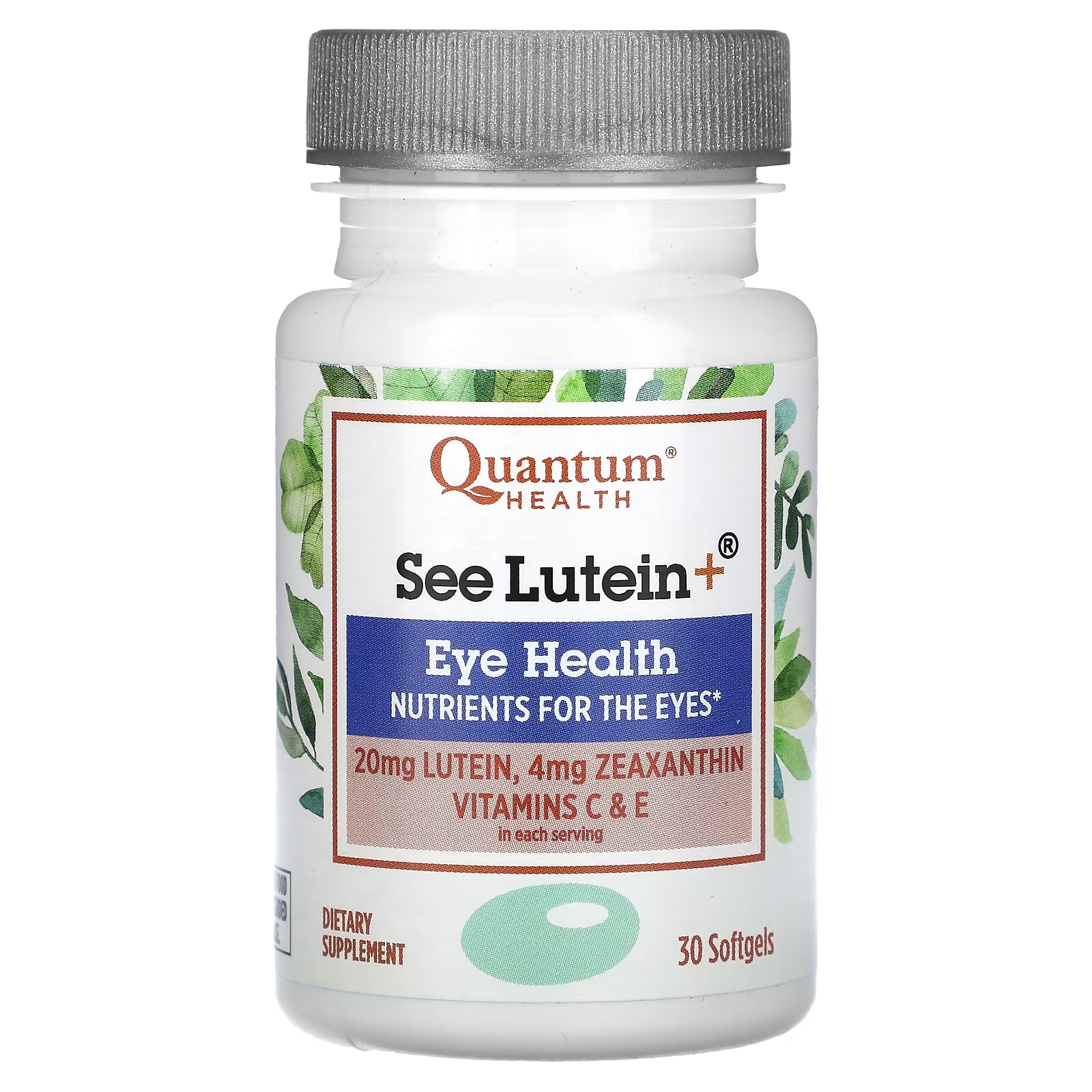 

Добавка Quantum Health Lutein+ Eye Health, 30 мягких таблеток