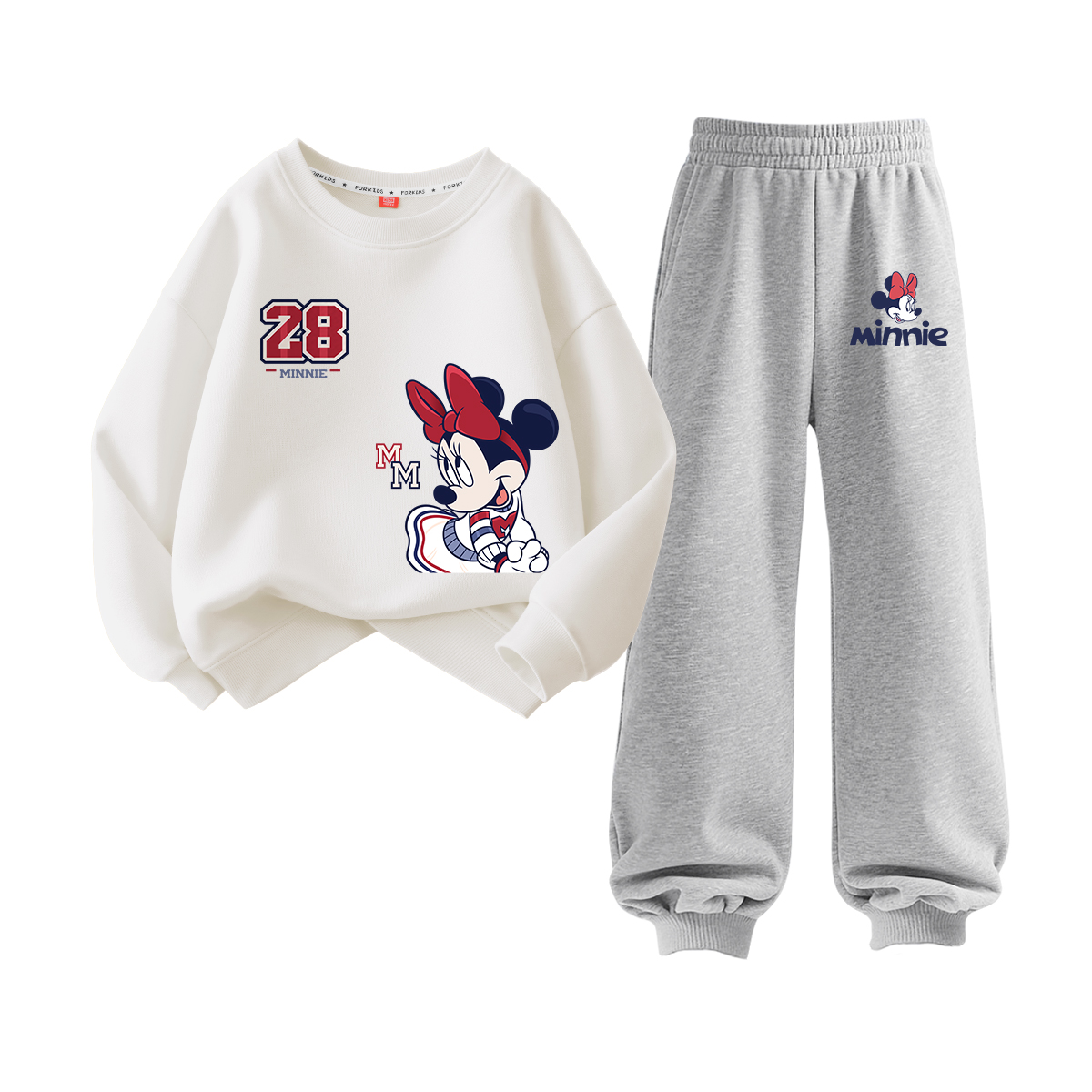 

Детский спортивный комплект Casual Sportswear 2 Piece Set Disney, белый