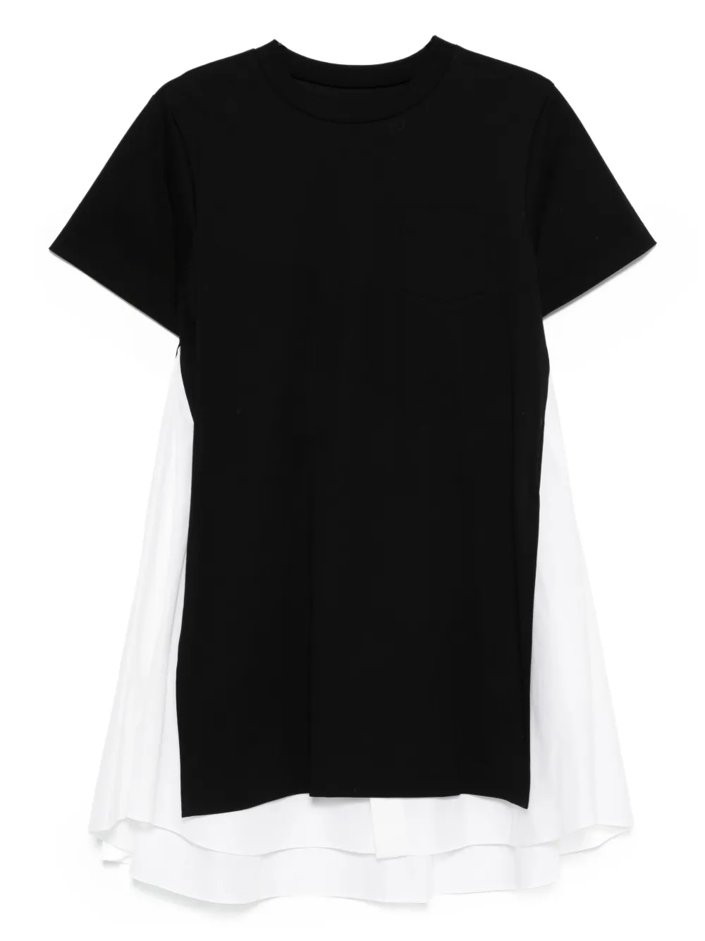 

Многослойное платье мини SACAI, черный