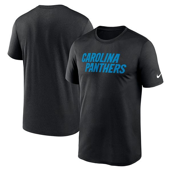 

Мужская черная футболка carolina panthers primetime legend wordmark performance Nike