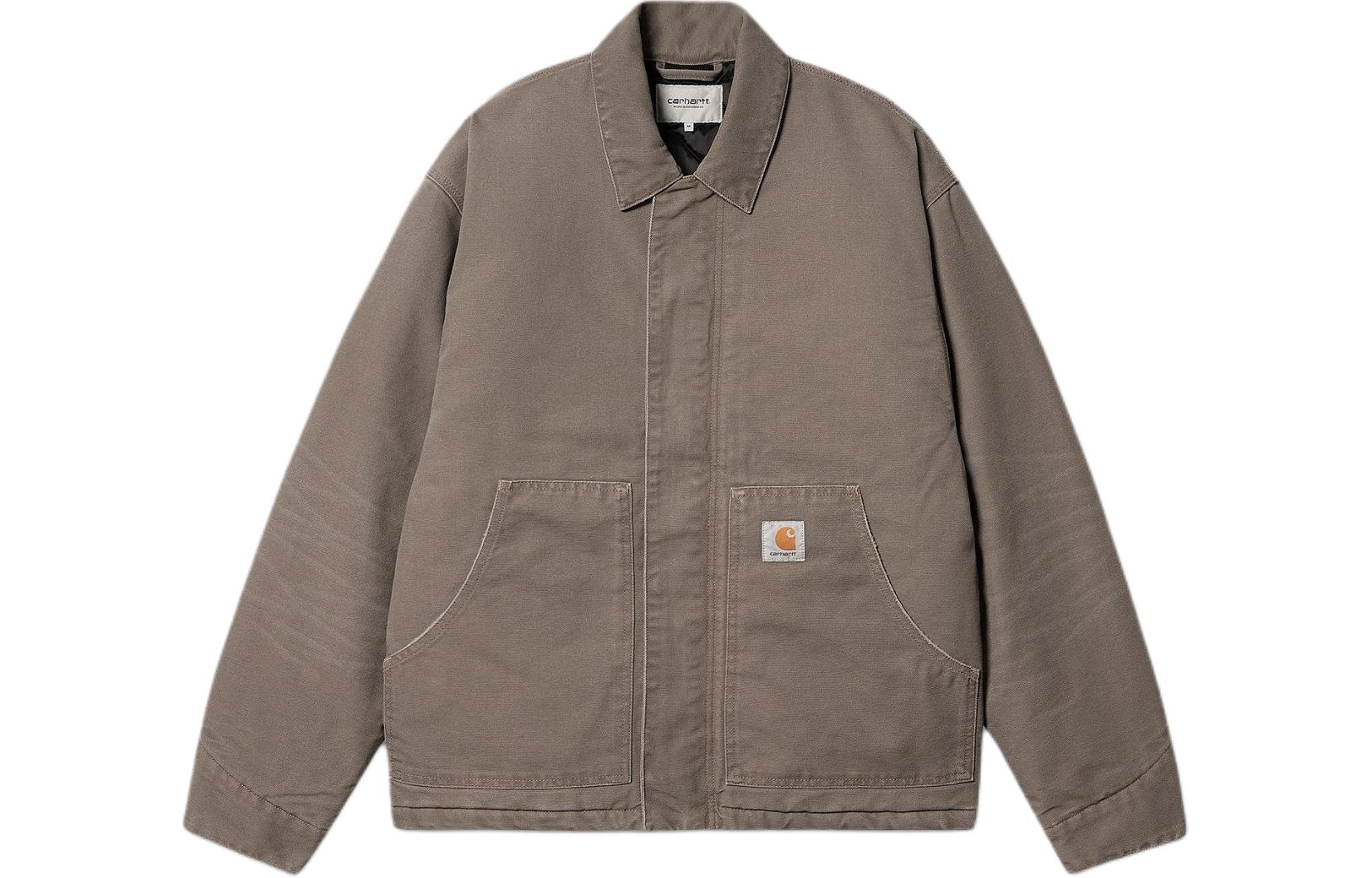 

Carhartt WIP Аркан куртка выдержанный холст мужской кофе, Coffee