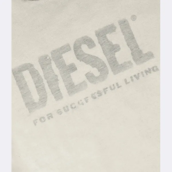 Tdiegore6 футболка стандартного кроя Diesel, бежевый — фото 3