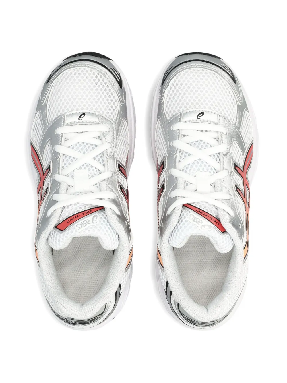 Кроссовки Gel-1130 на шнуровке Asics Kids, белый — фото 4