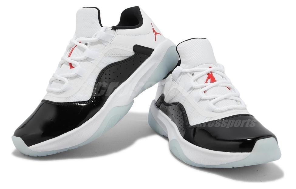 Air 11 CMFT Low White Black Blue Tint Jordan — фото 2